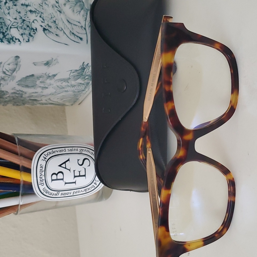 DIFF Women's Bluelight Eyeglasses, Bella XS